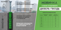 Дюбель-гвоздь потай SM-L