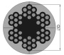 Трос стальной в оплетке DIN 3055 SWR PVC